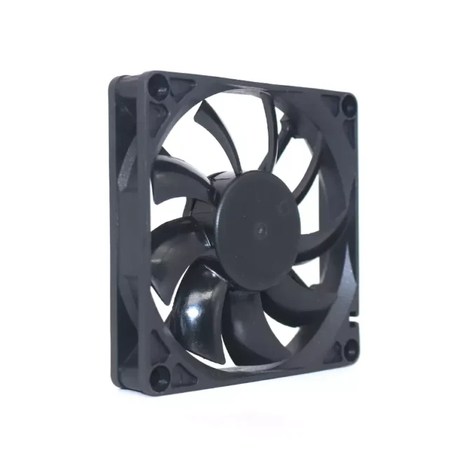 8015 DC Brushless Fan for PC Case Cooling: 80x80x15mm size, 2-ball bearing, PBT material. Reliable 8015 DC Brushless Fan for 2026+ PC systems.