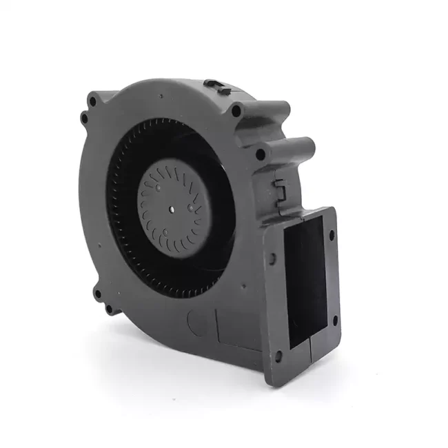 Delefun DFB12032 flange mount with pre-drilled holes - easy-install DC centrifugal fan for compact equipment