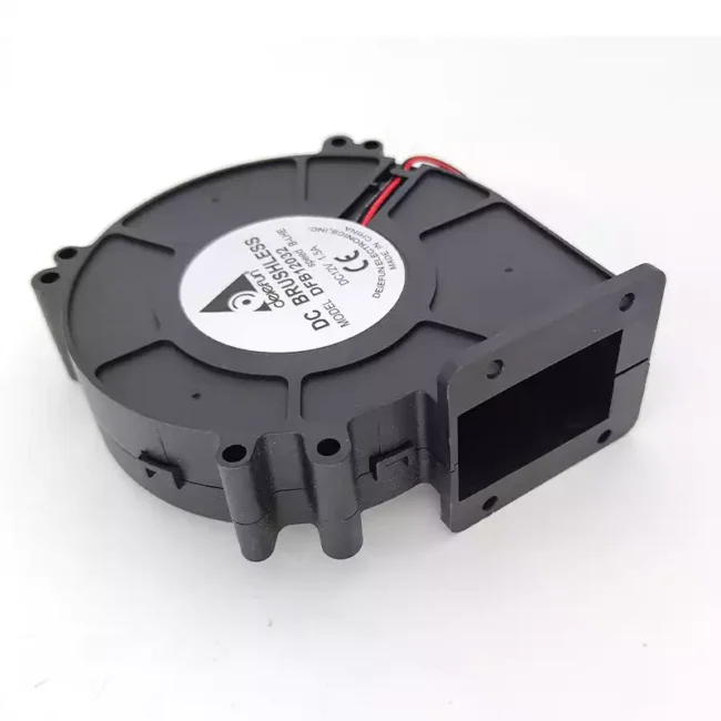 Flange mount DC centrifugal fan for commercial appliances - pizza maker/oven directed ventilation fan DFB12032