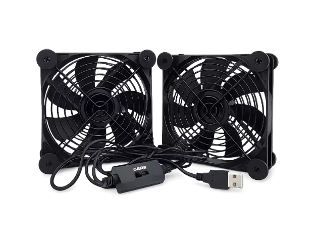 USB powered cooling fan for portable applications and computer cooling, 5V DC operation, universal USB compatibility